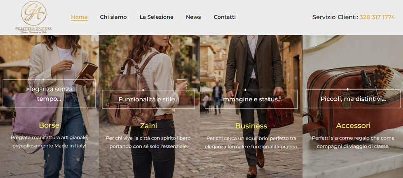 Pelletteria d’Autore è online: l’artigianato italiano a portata di click!